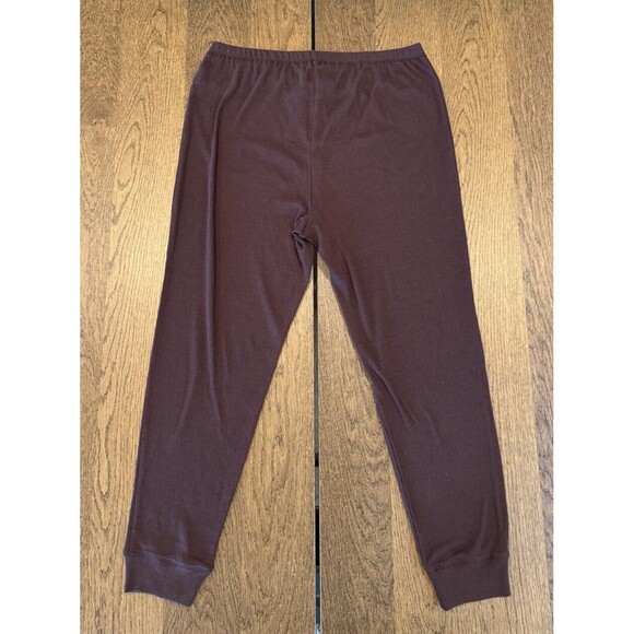 NWT Madewell Aretha Pointelle Pajama Set Women’s Size XL Chocolate Raisin - Picture 9 of 16